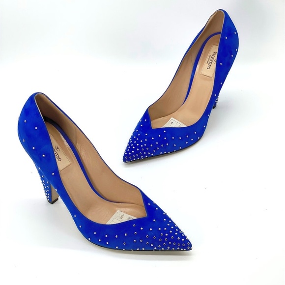 Valentino Suede Studded Pump - Picture 10 of 13